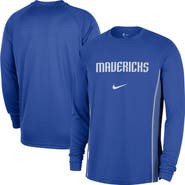 Nike Men's Nike Blue Dallas Mavericks 2025/26 Authentic Pre-Game Legend Dri-FIT Long Sleeve Shooting Shirt