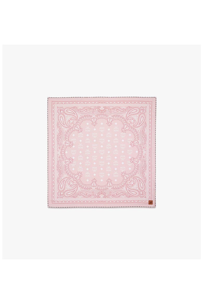 Paisley Cotton-Silk Scarf, Main, color, Powder Pink