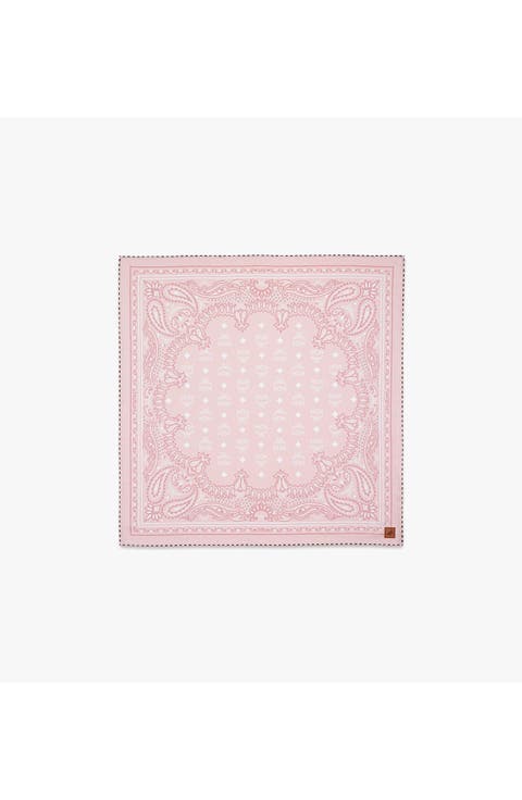 Paisley Cotton-Silk Scarf