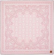 MCM Paisley Cotton-Silk Scarf