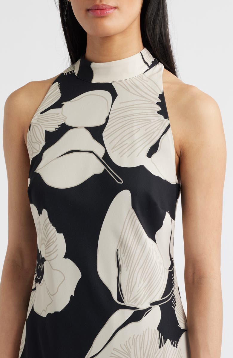 Floral Print Sleeveless Dress