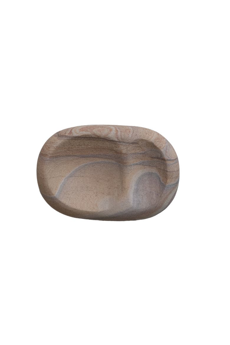 Earthy Sandstone Dish, Main, color, Natural