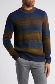 Brax Buddy Crewneck Long Sleeve Knit Virgin Wool Blend T-Shirt
