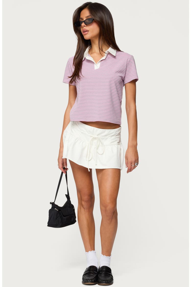 Lennie Stripe Polo, Alternate, color, PINK
