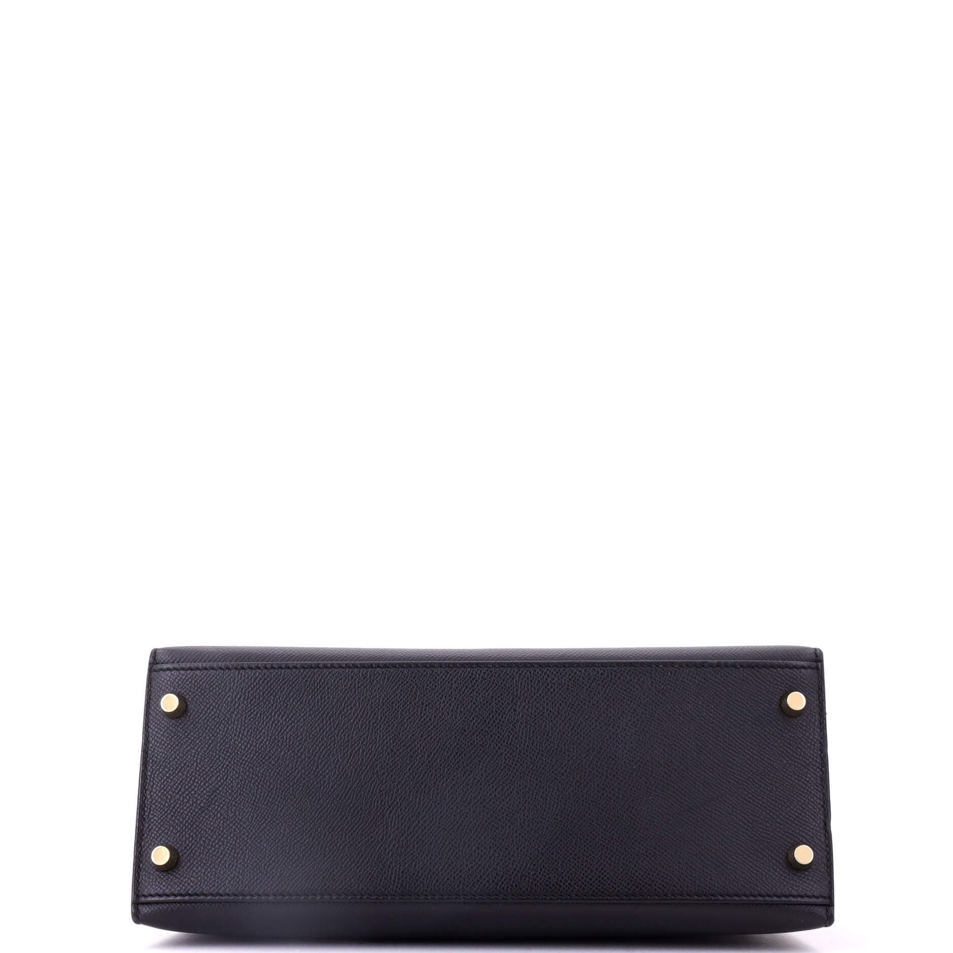 Kelly Handbag Black Epsom with Gold Hardware 28, Alternate, color, Black