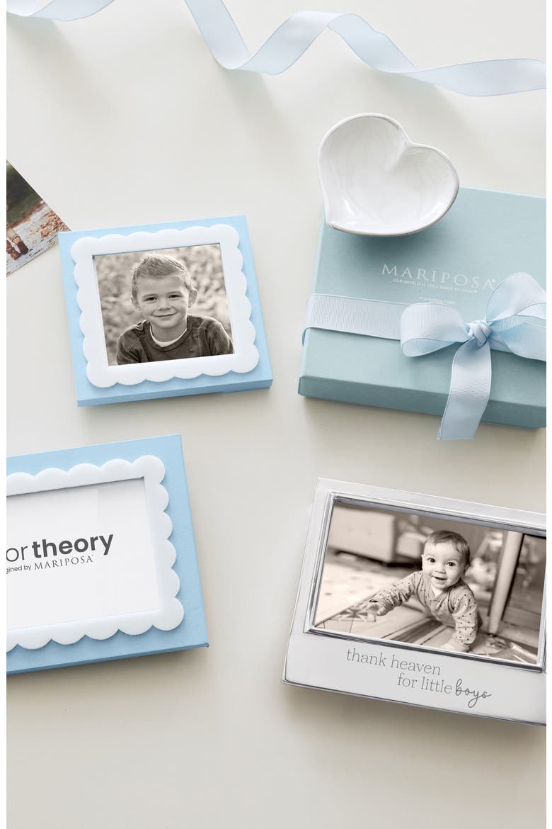 Thank Heaven for Little Boys 4 x 6-Inch Picture Frame, Alternate, color, SILVER