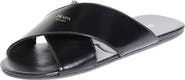 Prada Crisscross Slide Sandal