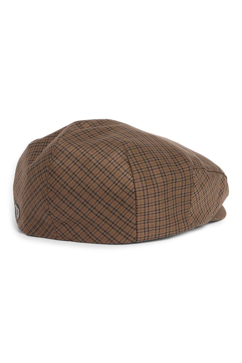 Hooligan Herringbone Driving Cap, Alternate, color, GREY/ BROWN/ GOLD