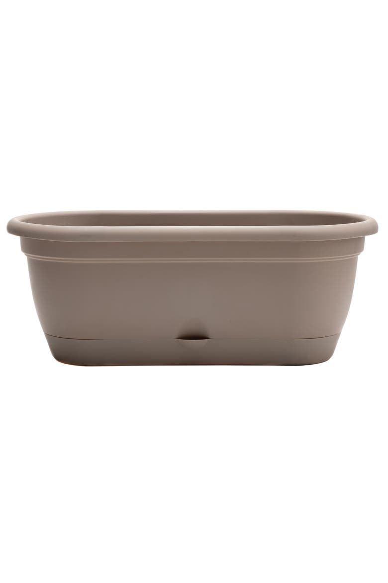 18 Inch Lucca Self Watering Hanging Basket, Main, color, Beige