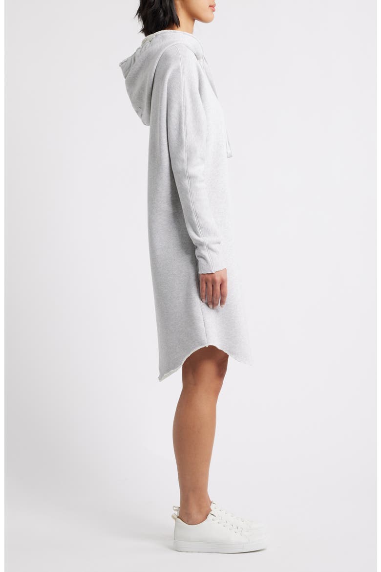 Mini James Hooded Sweater Dress, Alternate, color, GRAY MELANGE