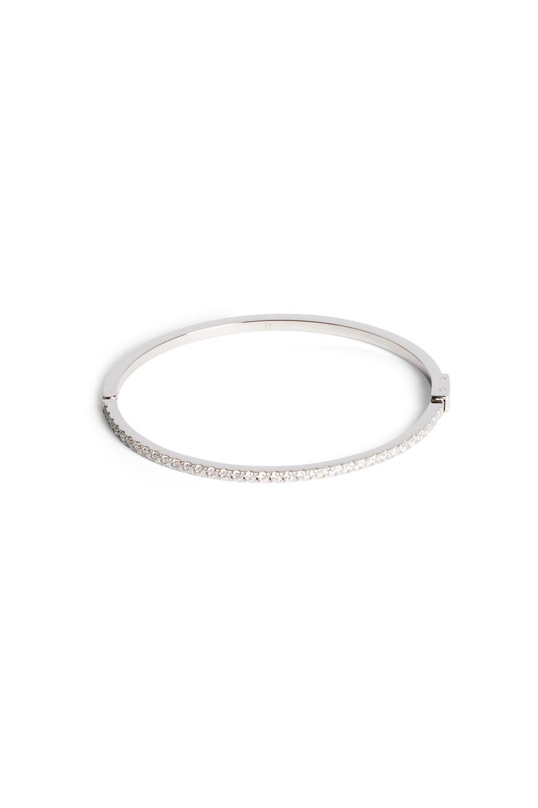 Eternal Love bangle silver-crystal, Main, color, Silver