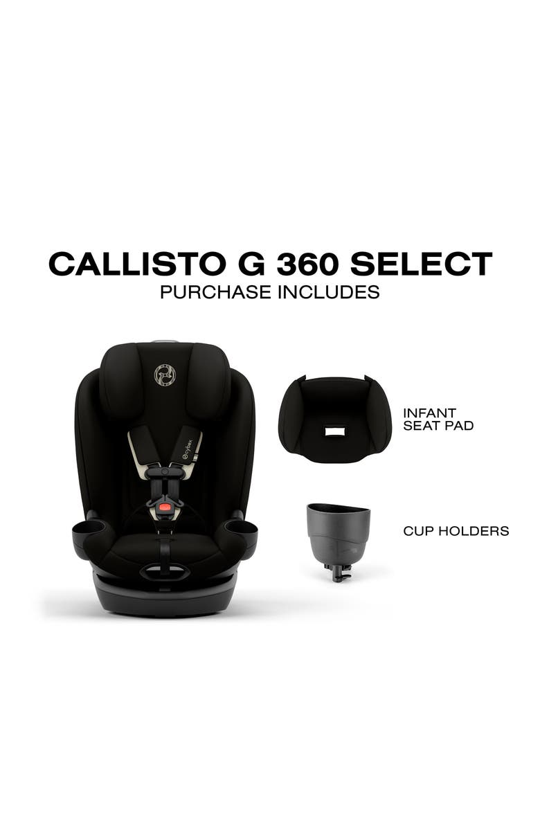 CYBEX Callisto G 360 Select All-in-One Car Seat, Alternate, color, Black