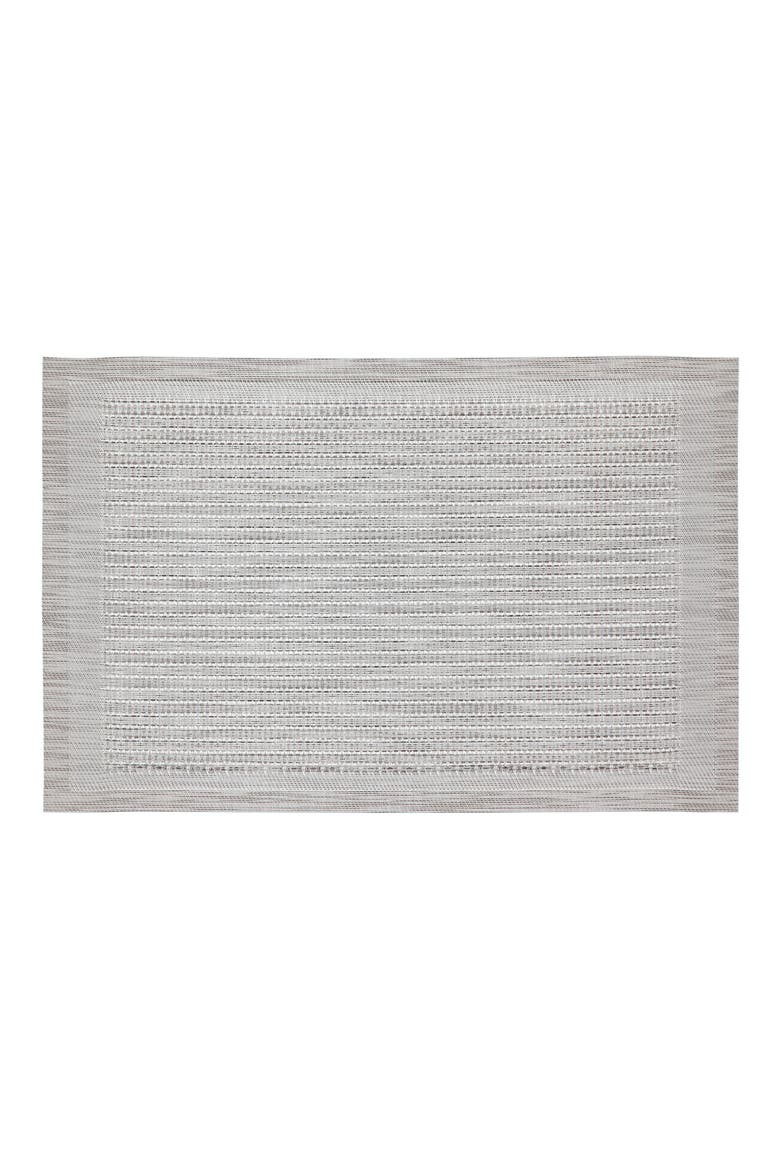 Set of 6 Vinyl Placemats, Main, color, BORDER DESIGN SILVER