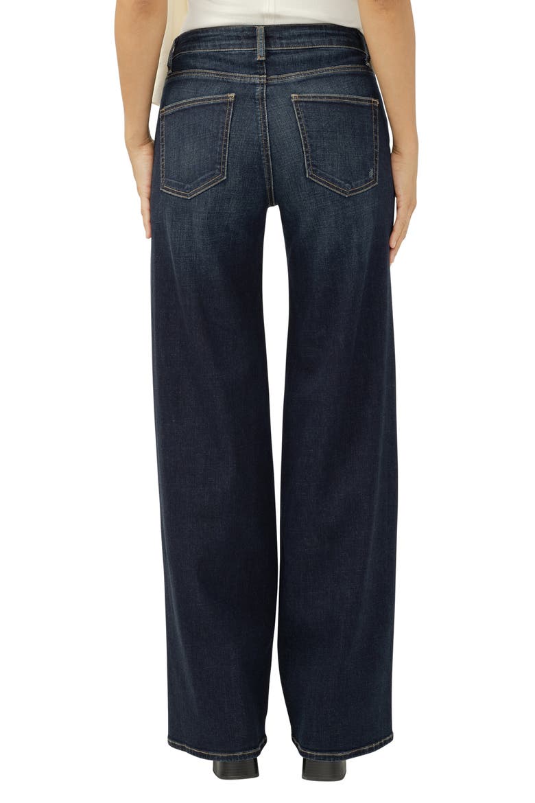 Suki Curvy Mid Rise Wide Leg Jeans, Alternate, color, HOLLEN