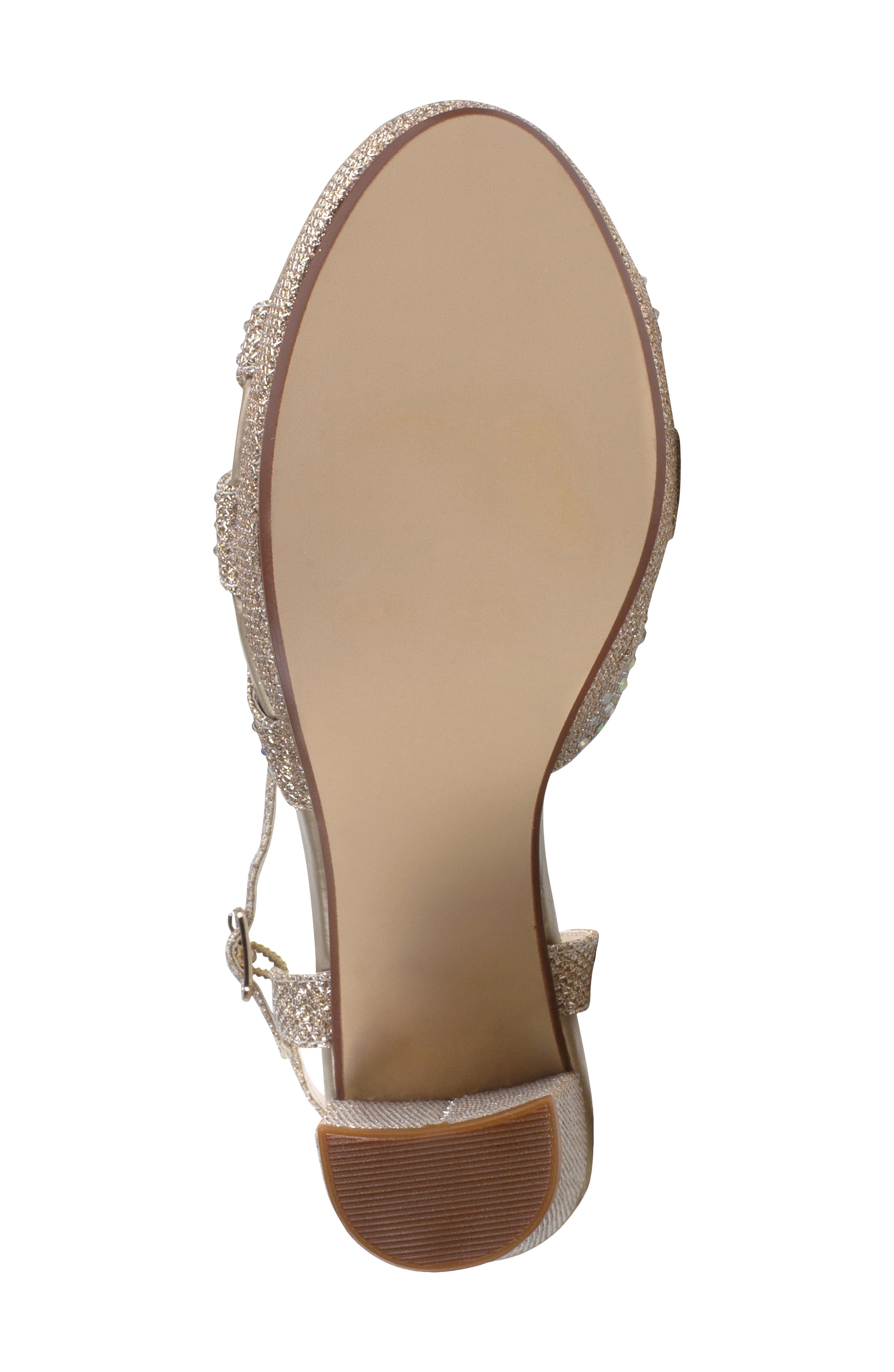 Touch Ups Ava Ankle Strap Sandal, Alternate, color, Champagne