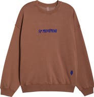 Free People FP Movement All Star Embroidered Logo Cotton Blend Sweatshirt