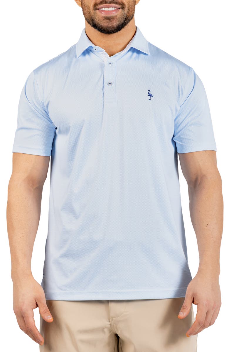 TailorByrd The Perfect Tailored Performance Polo, Main, color, Light Blue