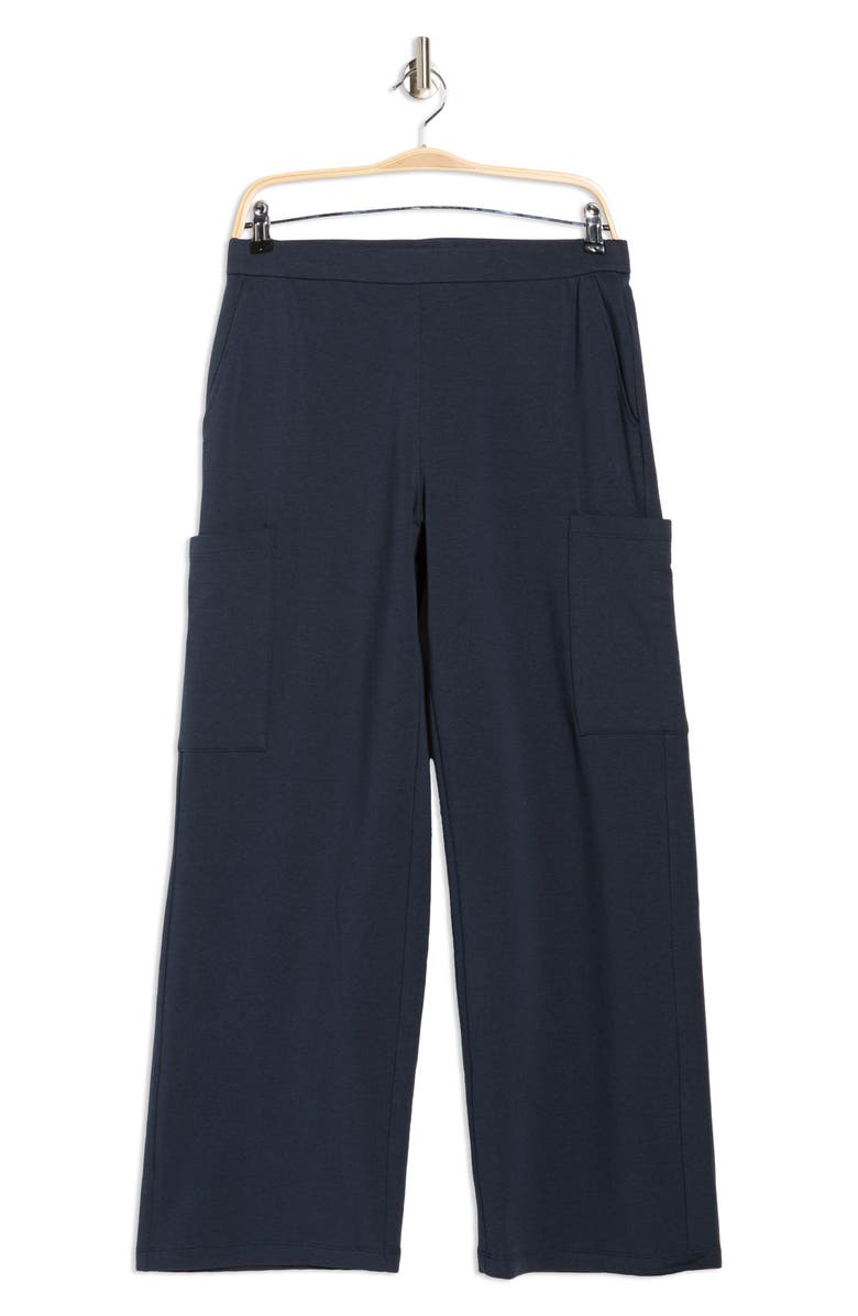 Eileen Fisher Wide Leg Cargo Pants, Alternate, color, Deep Adriatic