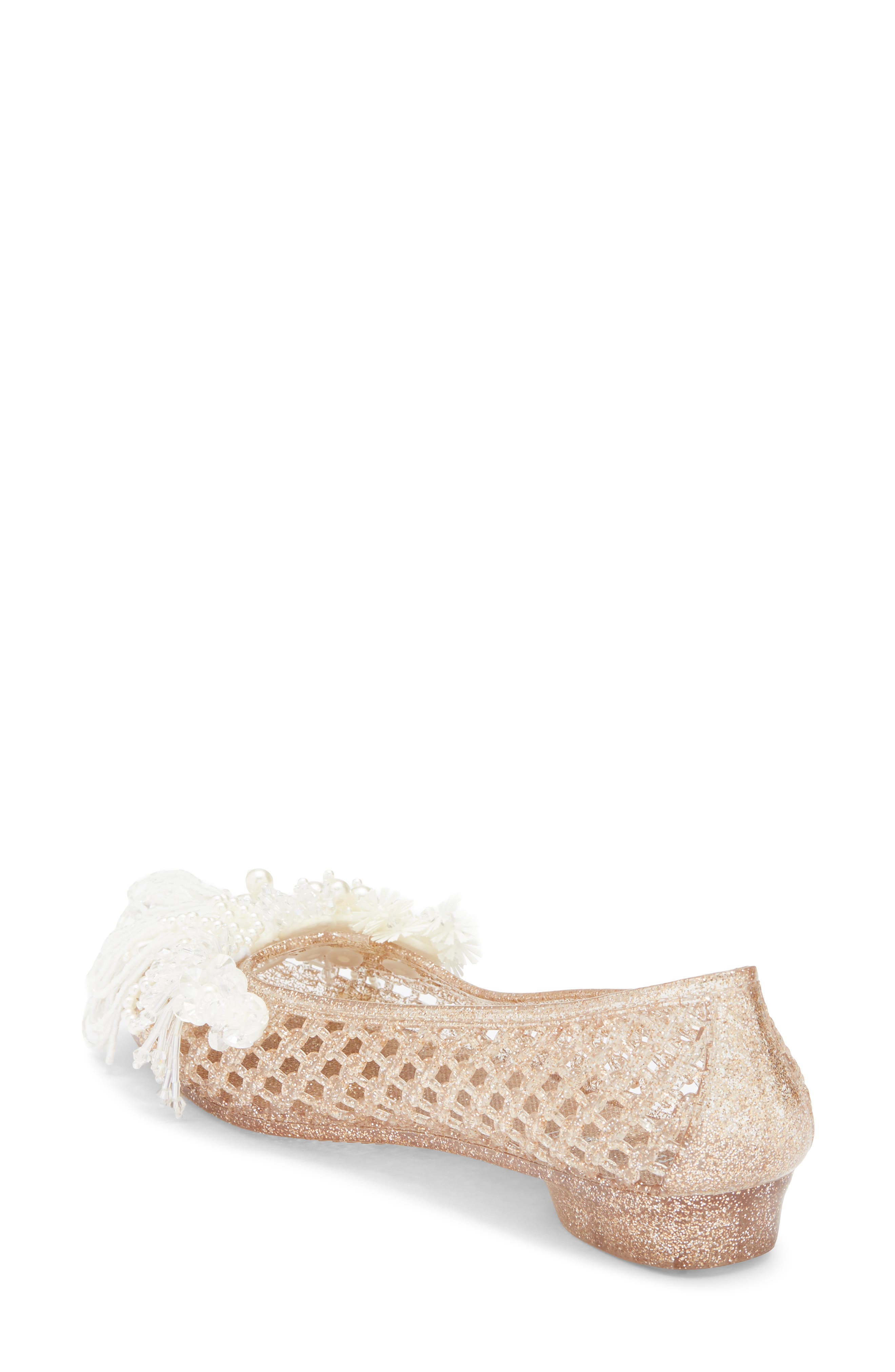 Wade-J Jelly Flat, Alternate, color, ROSEGOLD GLITTER COMBO