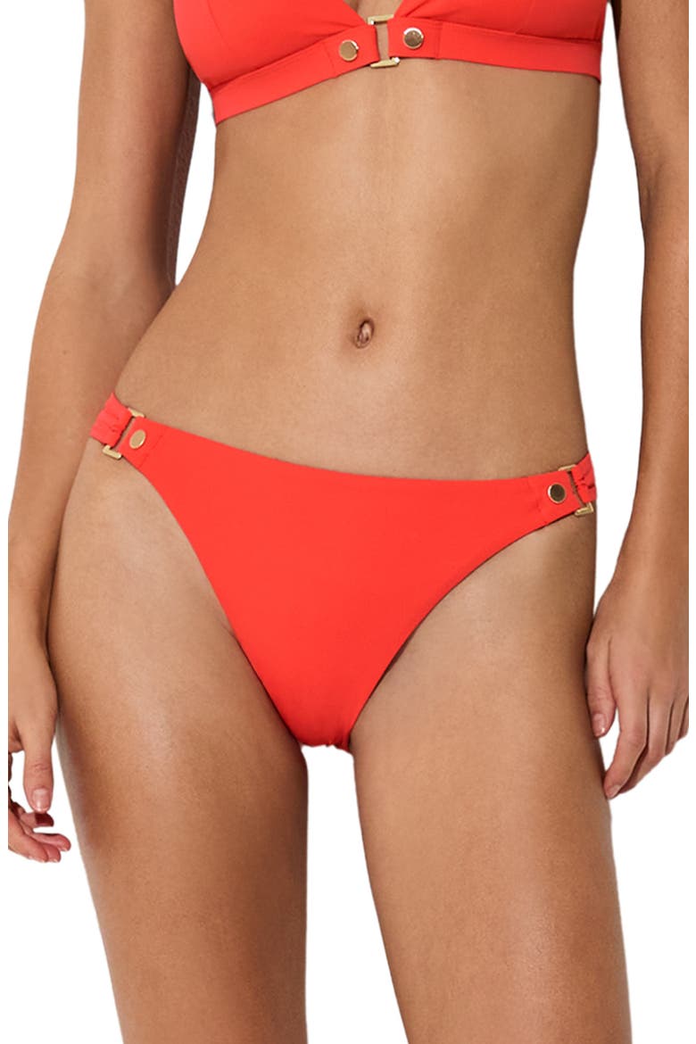 Sandy Bikini Bottoms, Main, color, CORAL ORANGE