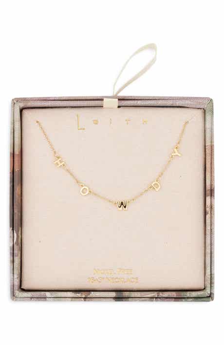 Howdy Chain Necklace