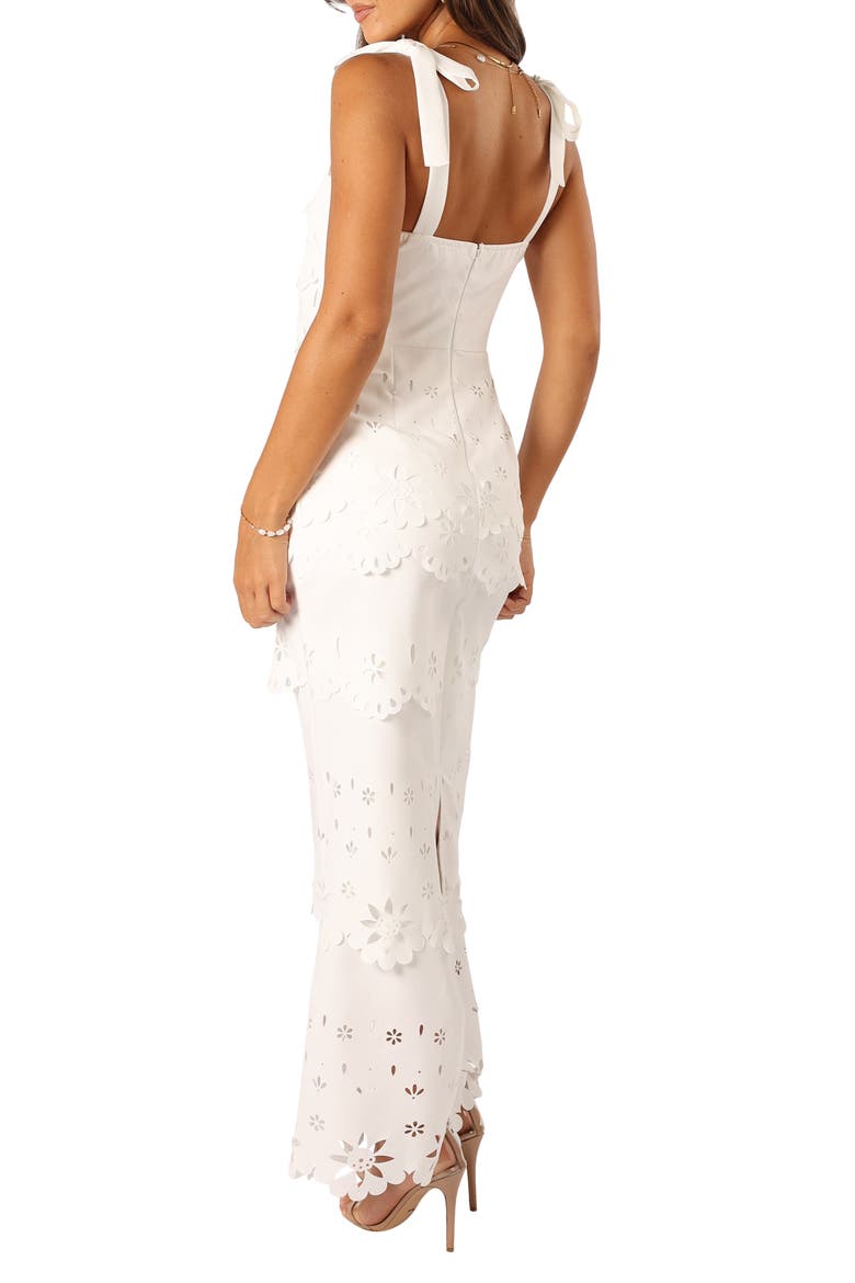 Pippa Tiered Column Dress, Alternate, color, OFF WHITE