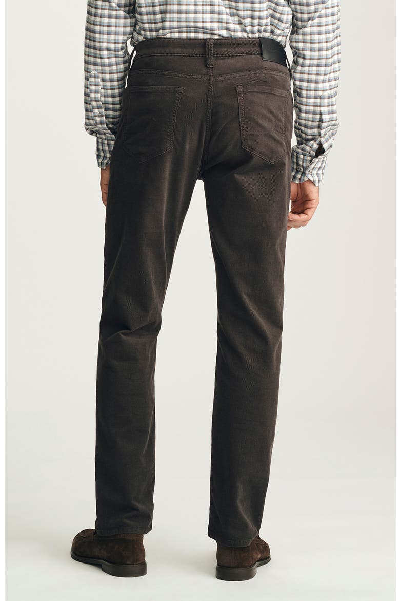 Courage Straight Leg Twill Pants, Alternate, color, BROWN DIAGONAL LUXE
