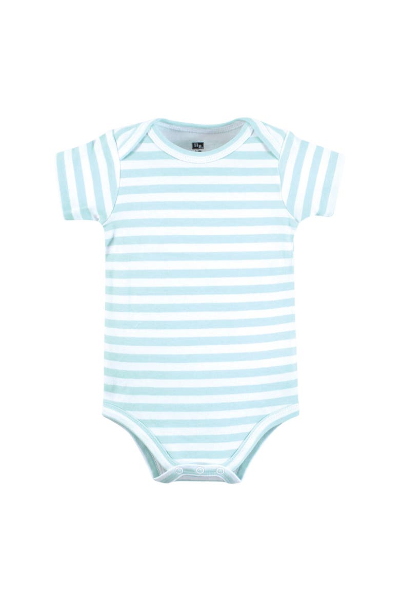 Five-Piece Set of Cotton Infant All-in-One Bodysuits, Alternate, color, Neutral Abstract