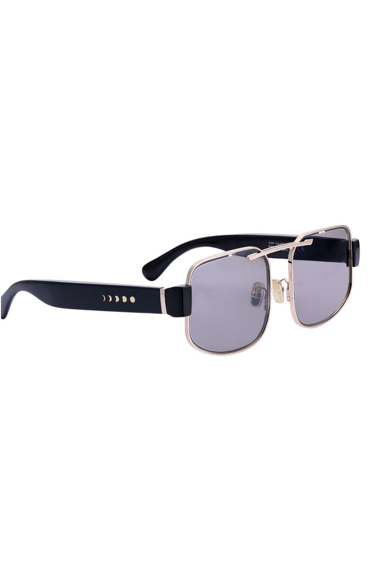 Chamelo Dragon Slider HVL Sunglasses, Alternate, color, Metallic Gold / Black
