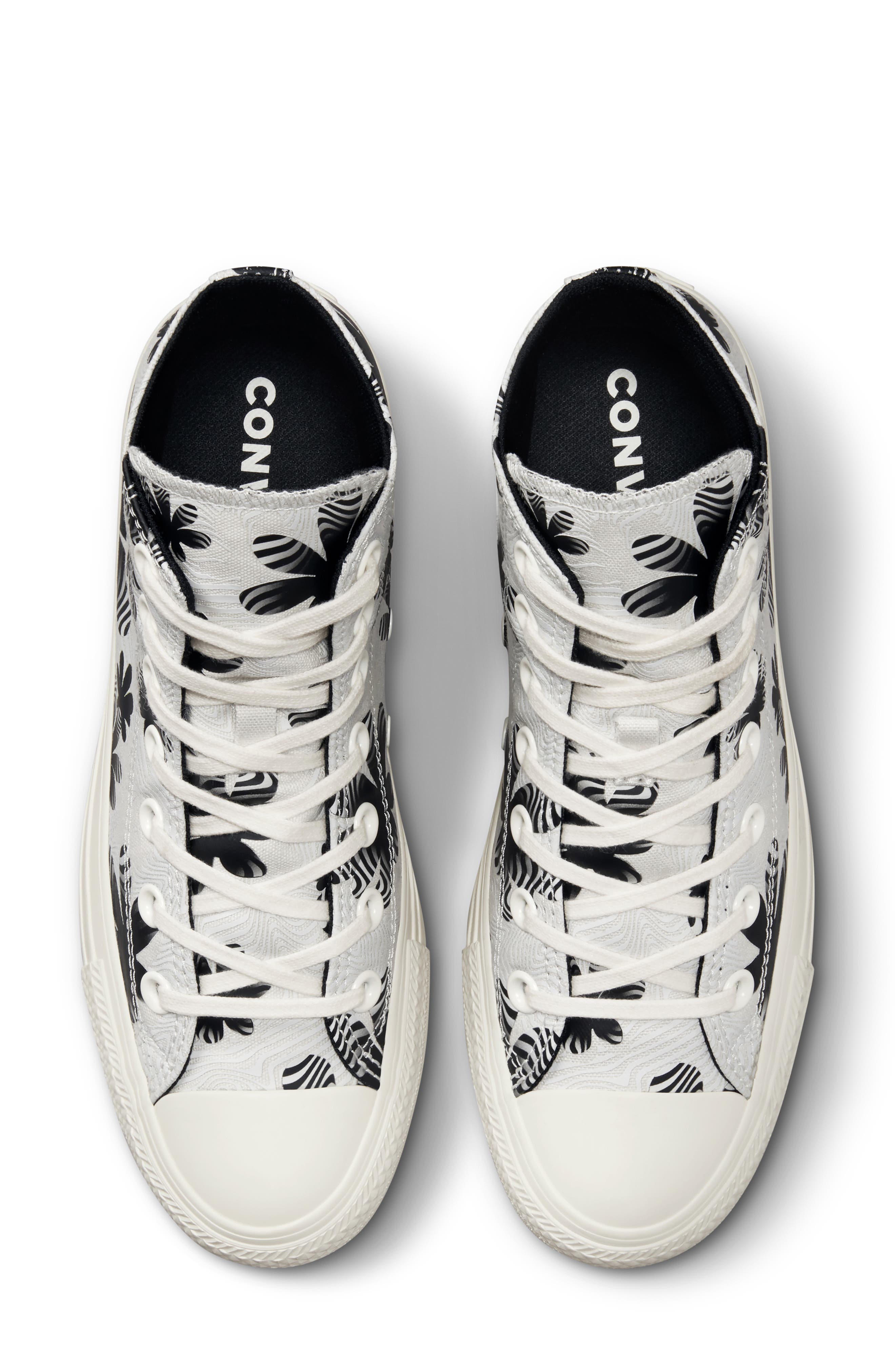 Converse Chuck Taylor<sup>®</sup> All Star<sup>®</sup> Hi Heatwave Floral Sneaker, Alternate, color, 