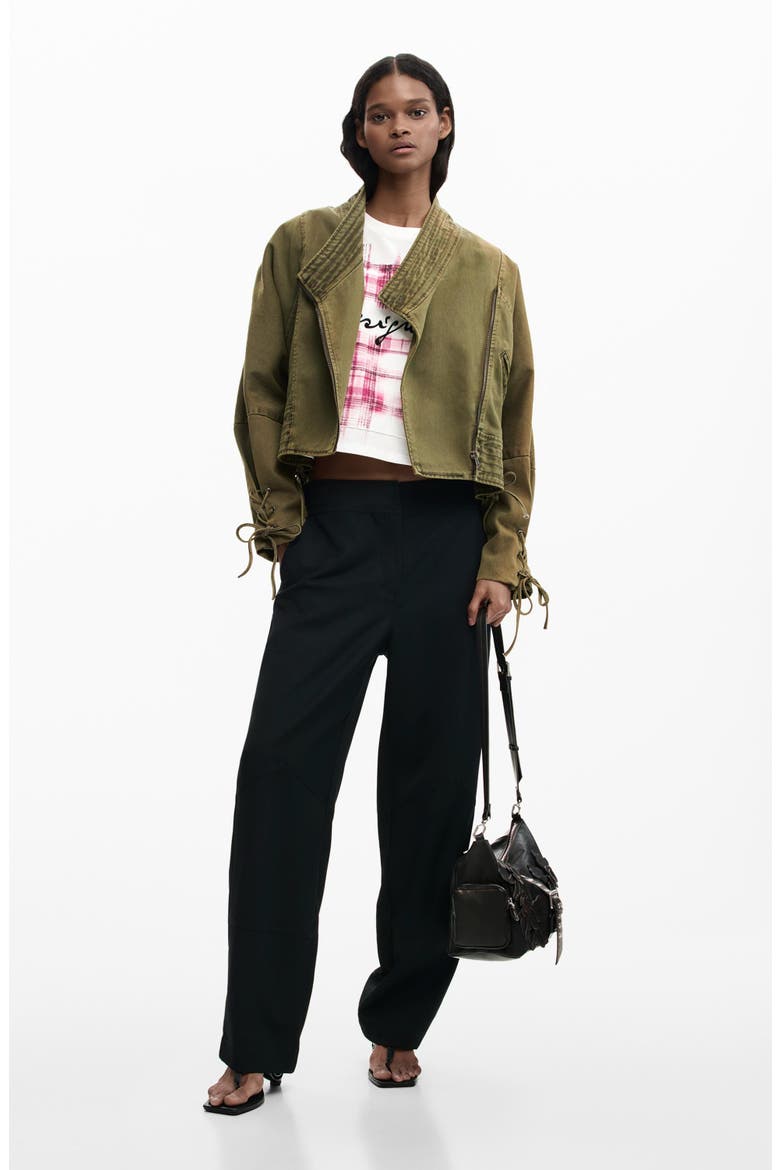 Cotton Twill Utility Jacket, Alternate, color, MILITARY GREEN