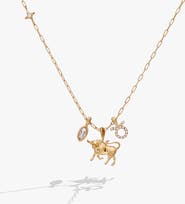 Alex and Ani Taurus Zodiac Charm Cluster Necklace