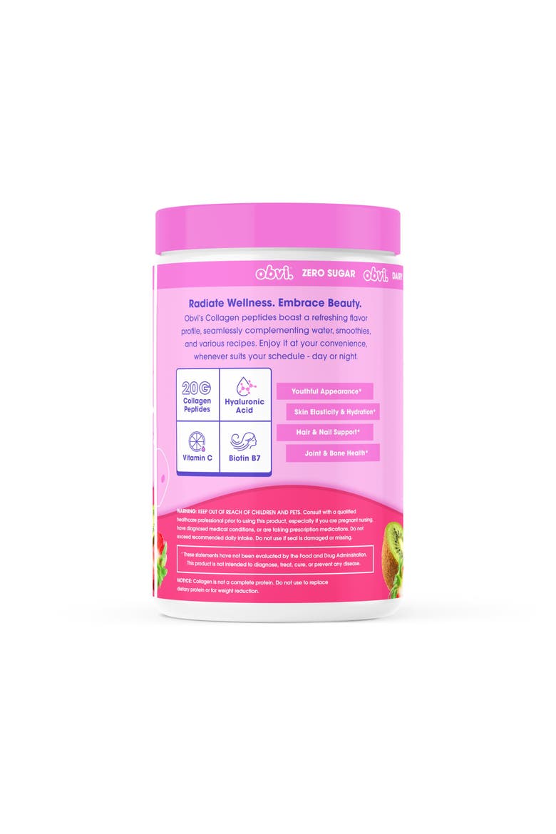 Multi-Collagen Peptide Blend - Nail, Skin & Hair Support Strawberry Kiwi, Alternate, color, None