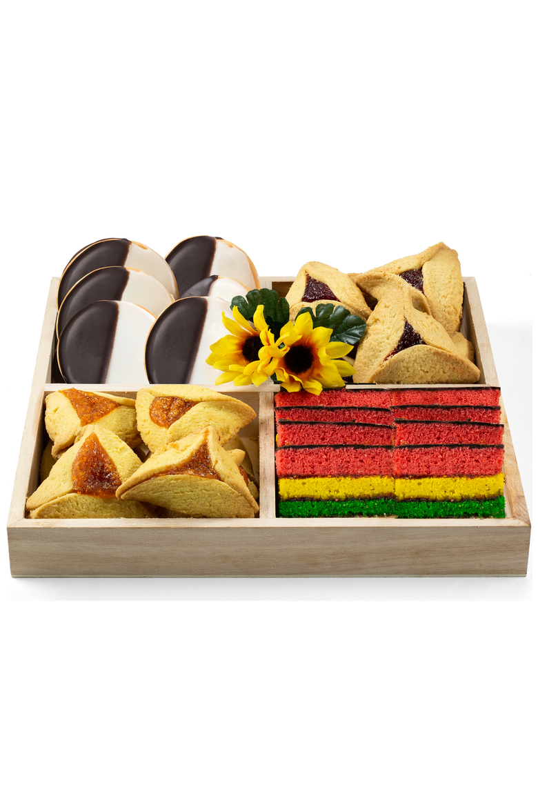 38 Piece Assorted Food Basket with Cookies and Cake, Main, color, Multi
