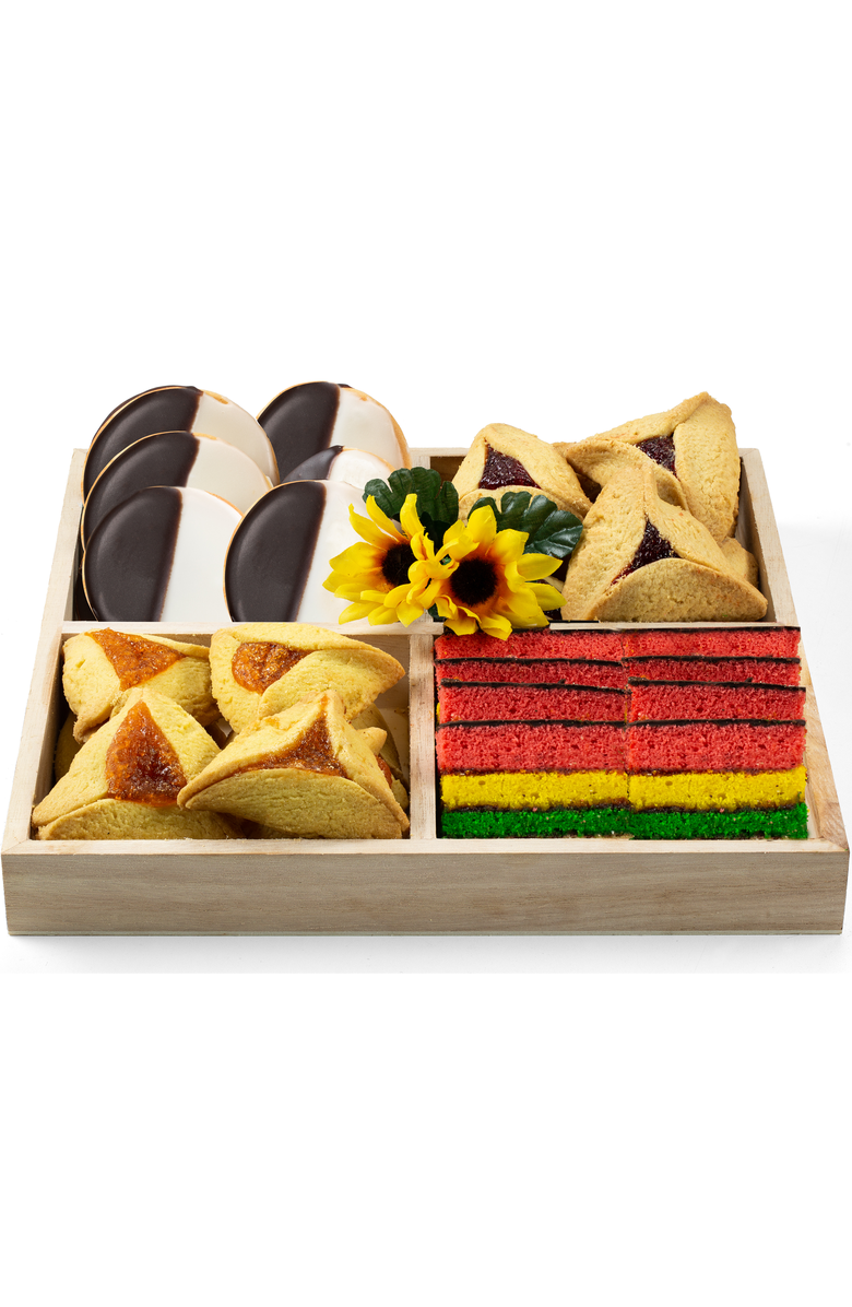 Lovery 38 Piece Assorted Food Basket with Cookies and Cake, Main, color, Multi