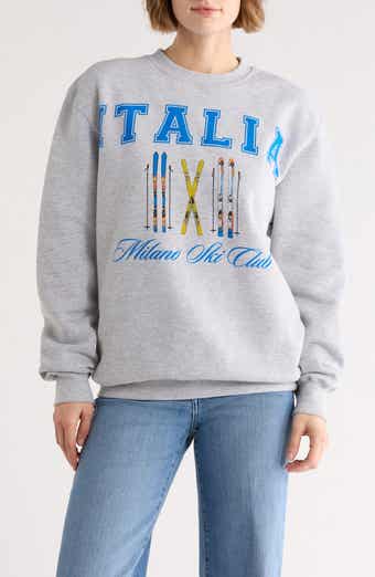 Hi Res Italia Ski Club Graphic Sweatshirt