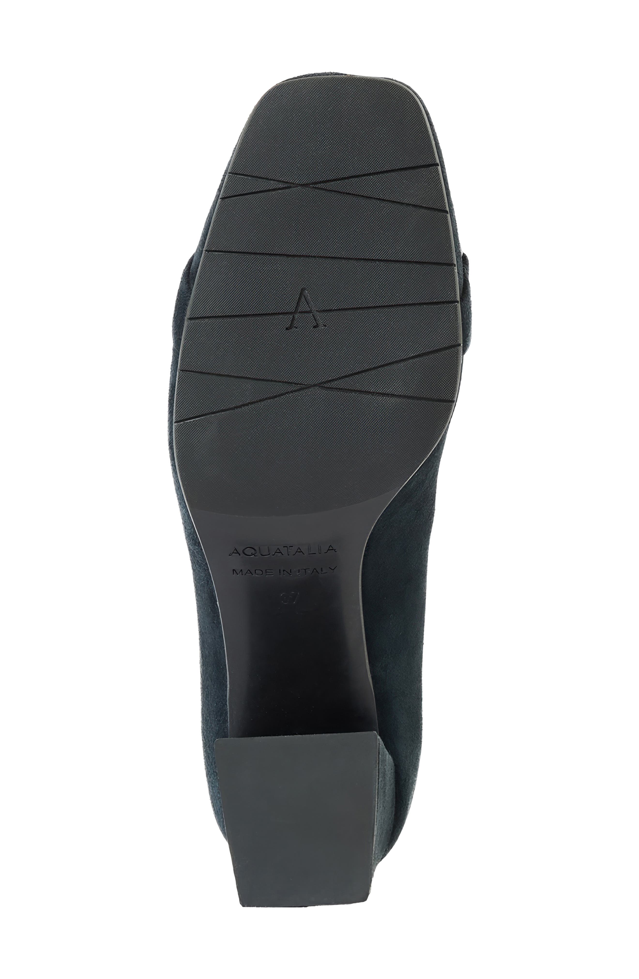 Claudine Weatherproof Pump, Alternate, color, NAVY SUEDE
