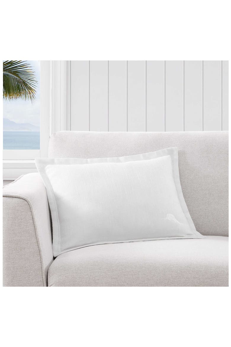 Island Estate Breakfast Pillow, Alternate, color, WHITE
