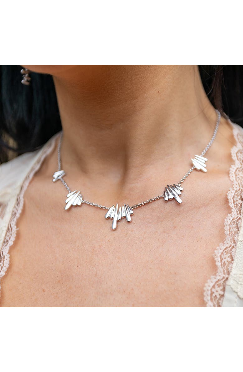 Lucy Quartermaine Shard Necklace, Alternate, color, Sterling Silver