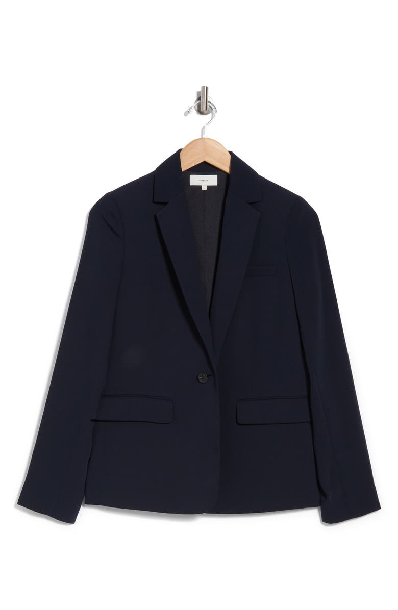 Vince Notch Lapel Blazer, Alternate, color, Coastal