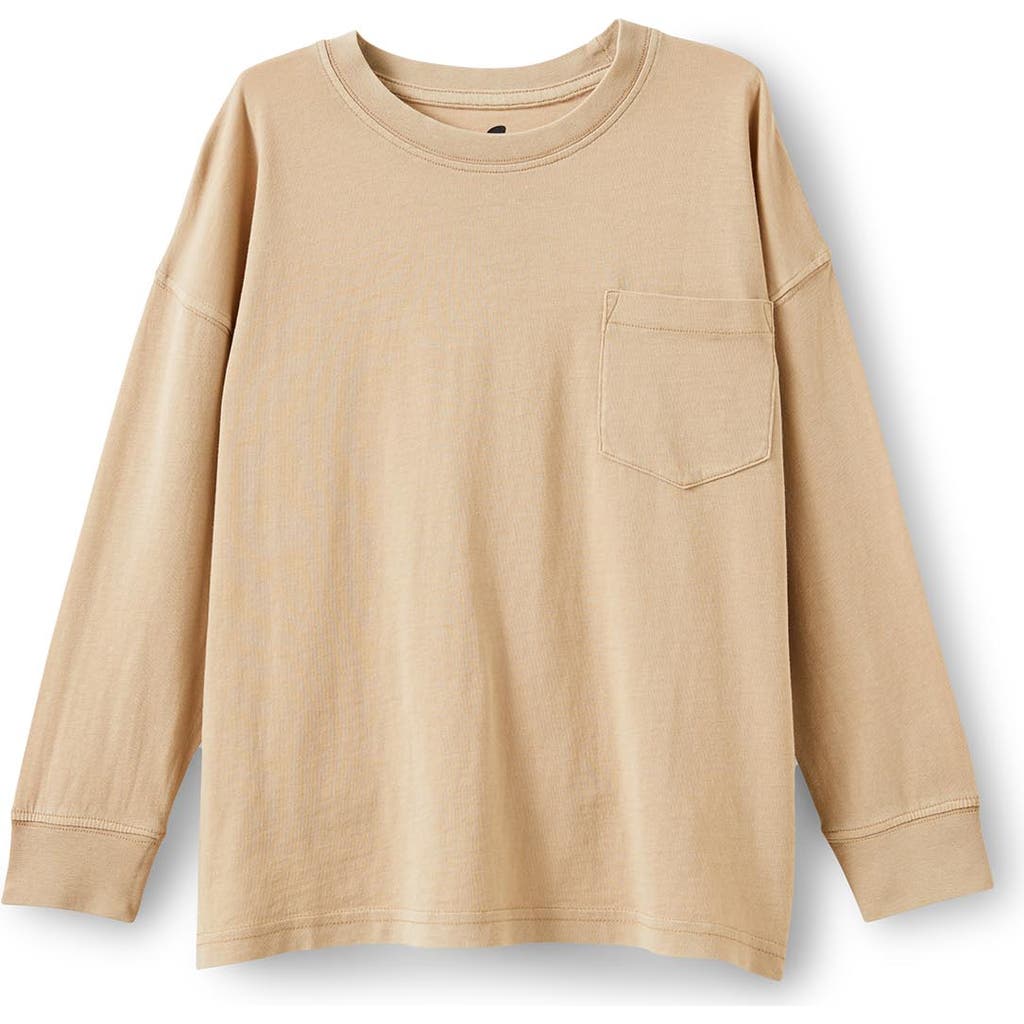 Cotton On Kids Kid's The Essential Long Sleeve Tee In Brown