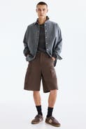 H&M Loose Fit Cotton Cargo Shorts
