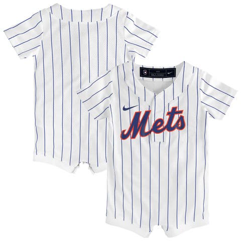 Infant Nike White New York Mets Home Replica Romper Jersey