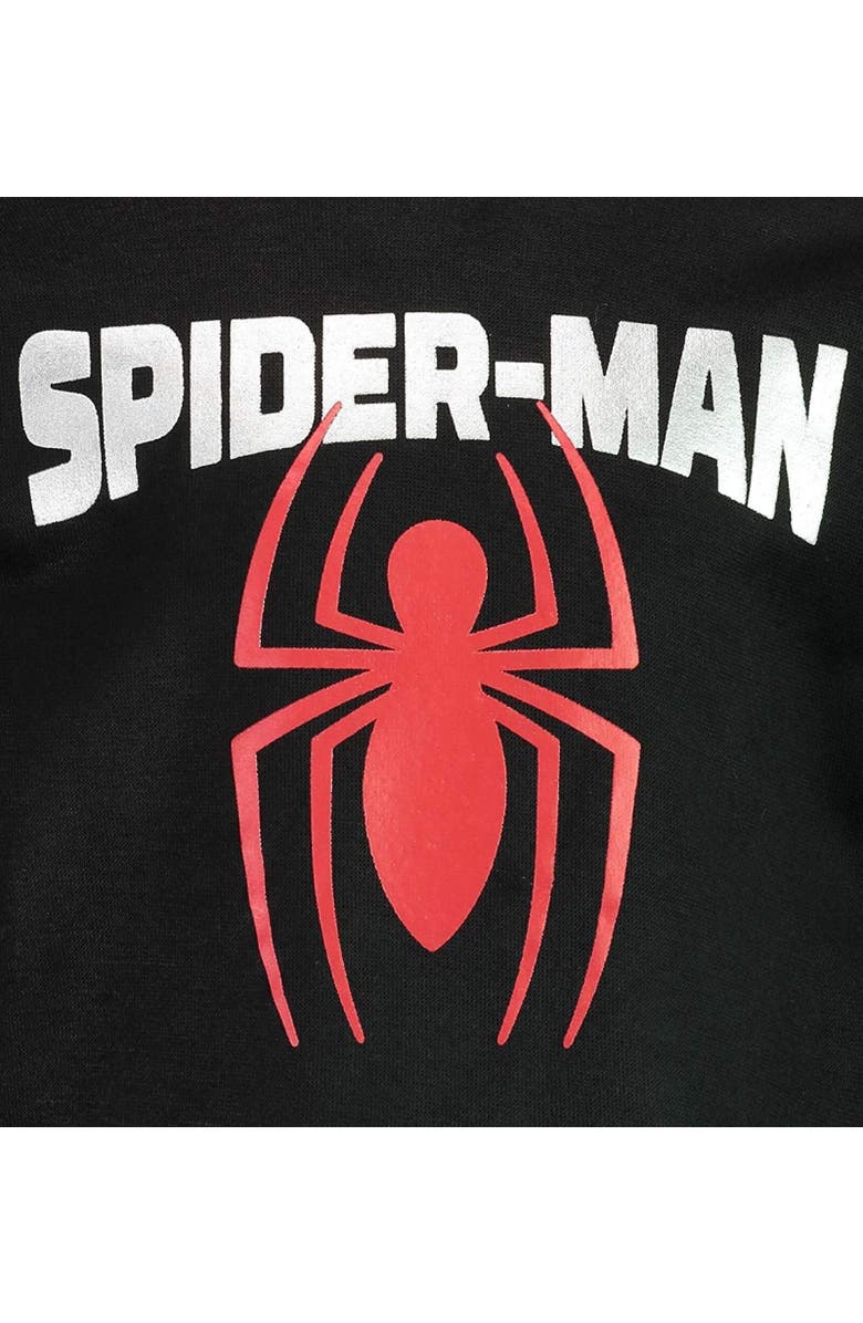 Marvel Spider-Man Pullover Hoodie, Alternate, color, Black