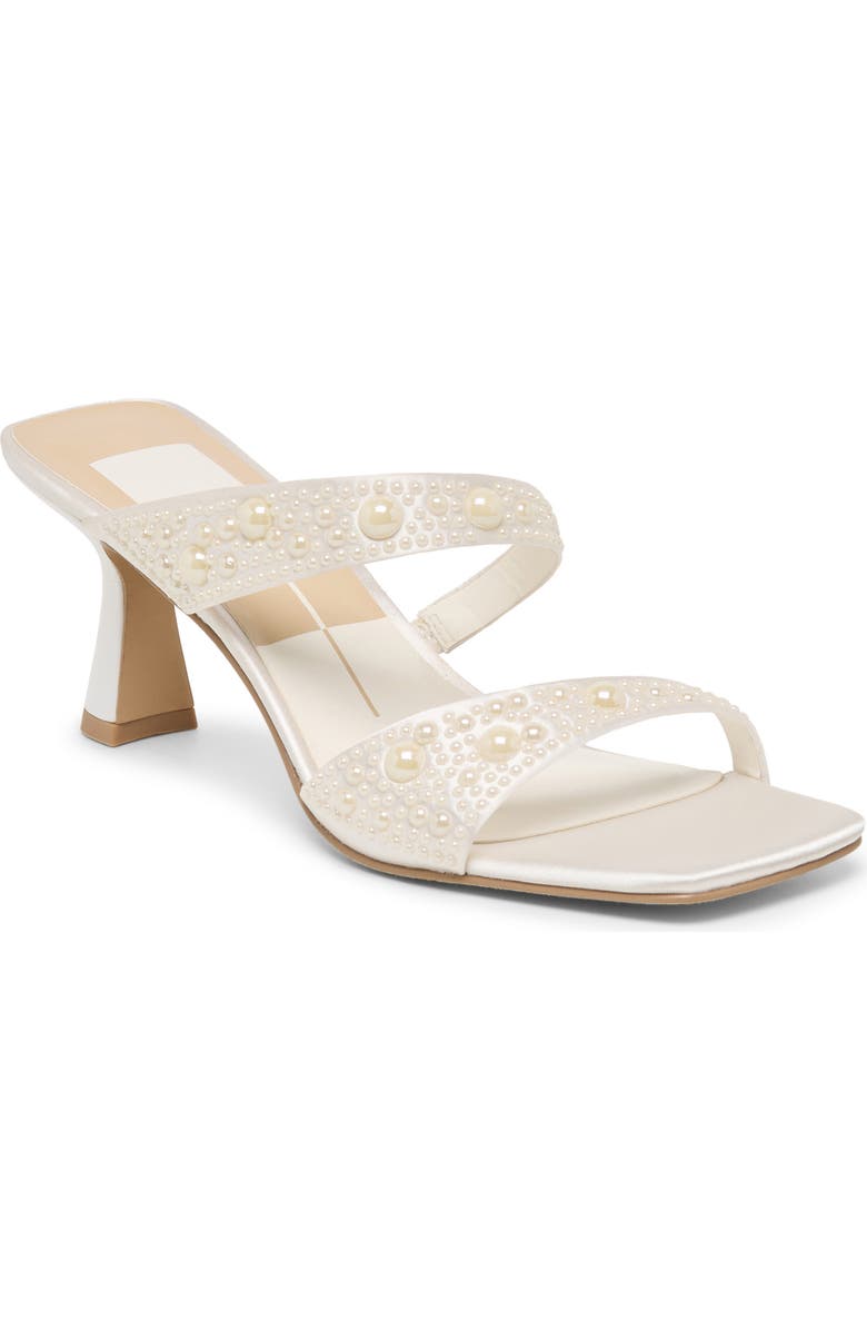 Dolce Vita Mahala Embellished Slide Sandal, Main, color, Ivory Stella