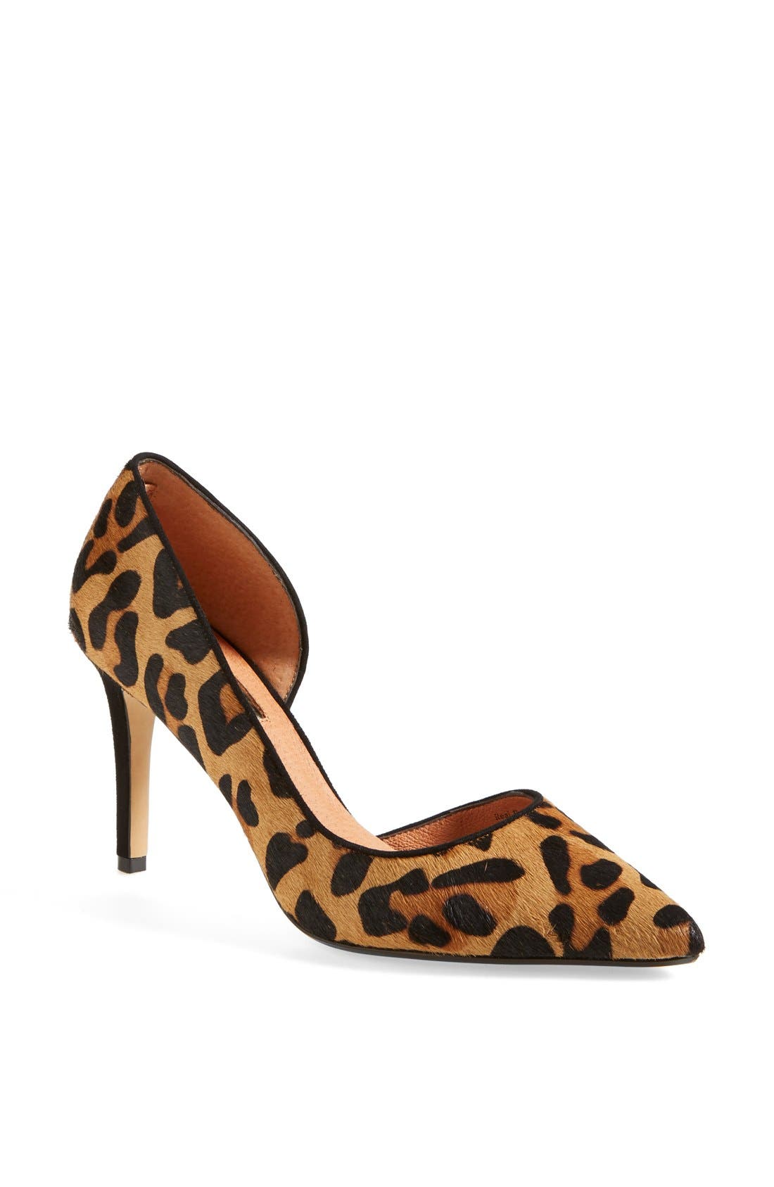 'Marlie' Pointy Toe Pump, Main, color, TAN LEOPARD PRINT