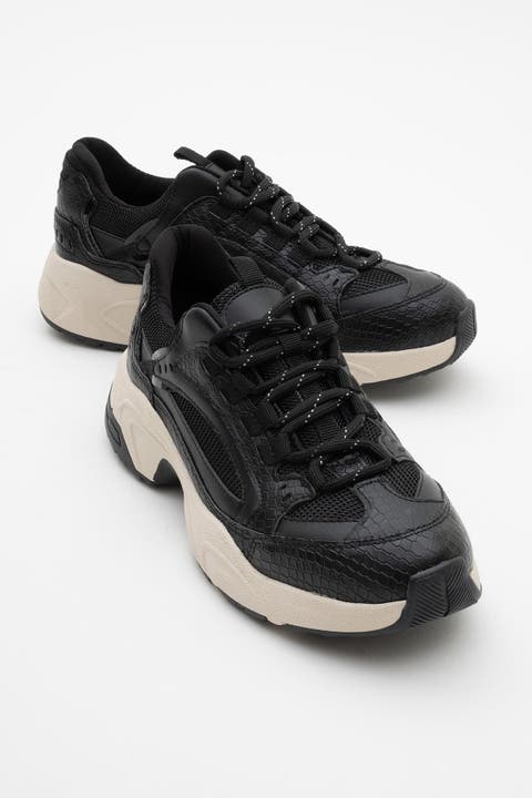 Bambi Printed Mesh Sneakers (Women)