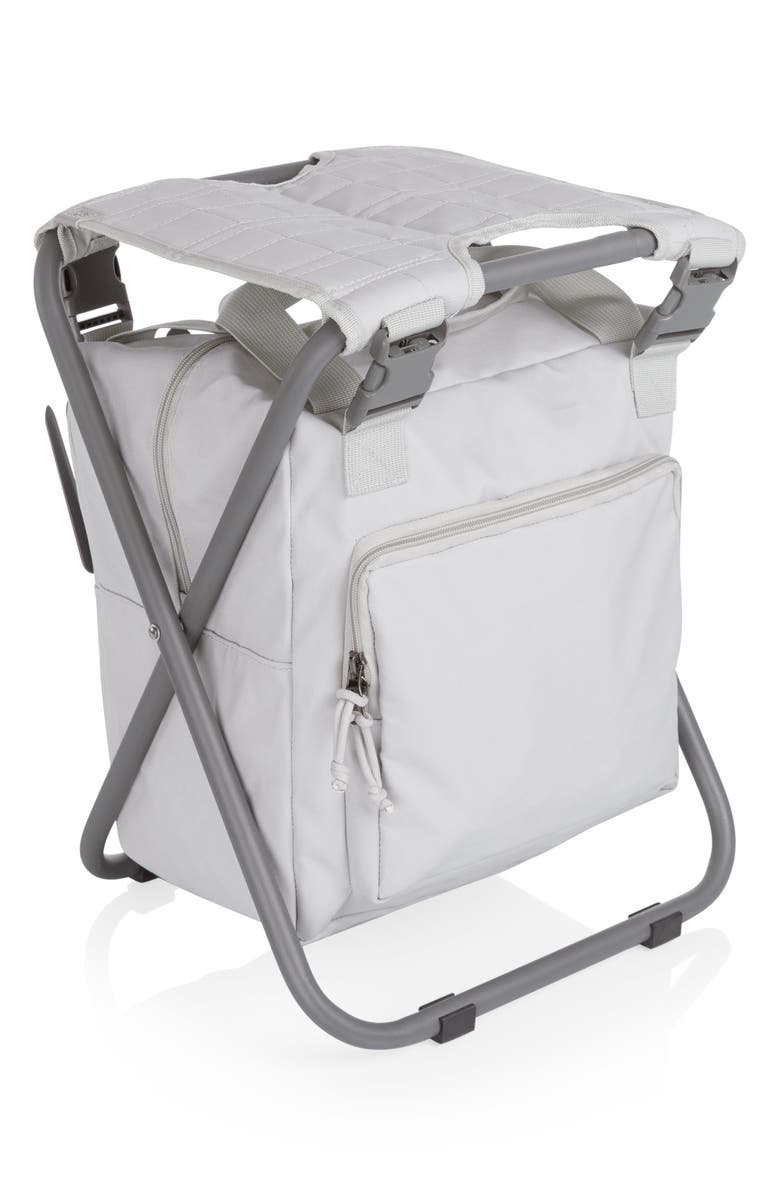 Picnic Time Gardener Folding Seat with Tools, Alternate, color, Gray