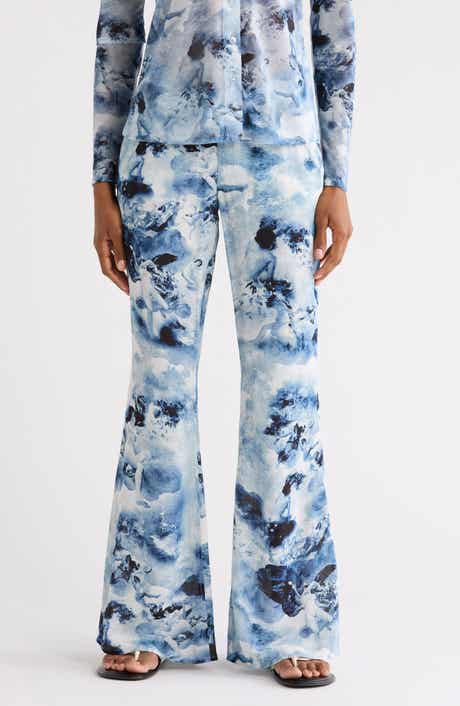 Good American Chiffon Flare Pants