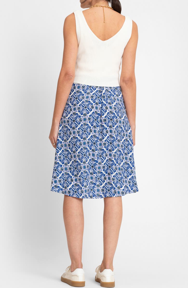 Seraphine Sleeveless Maternity/Nursing Dress, Alternate, color, Blue/ White